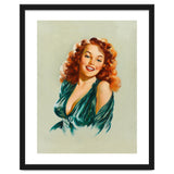 Portrait Of A Redhead Pinup Woman thumbnail
