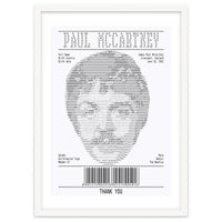 Receipt Art Paul Mc Cartney