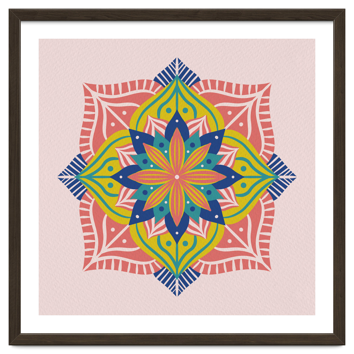 Colorful abstract mandala