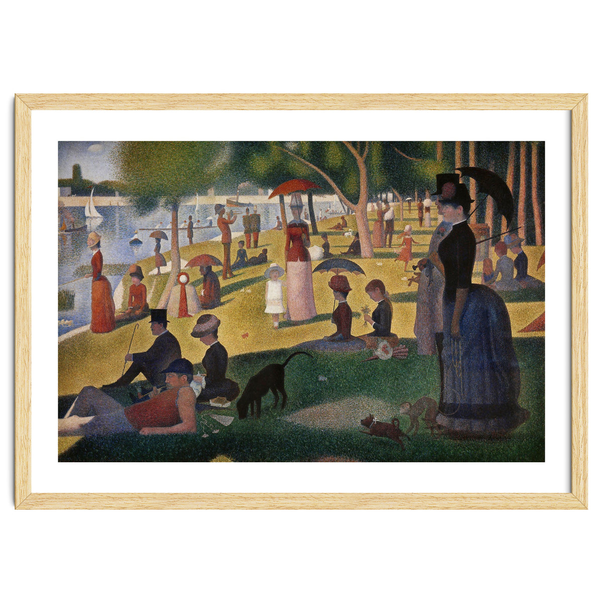 Georges Seurat / 'A Sunday Afternoon on the Island of La Grande Jatte', 1884-1886.