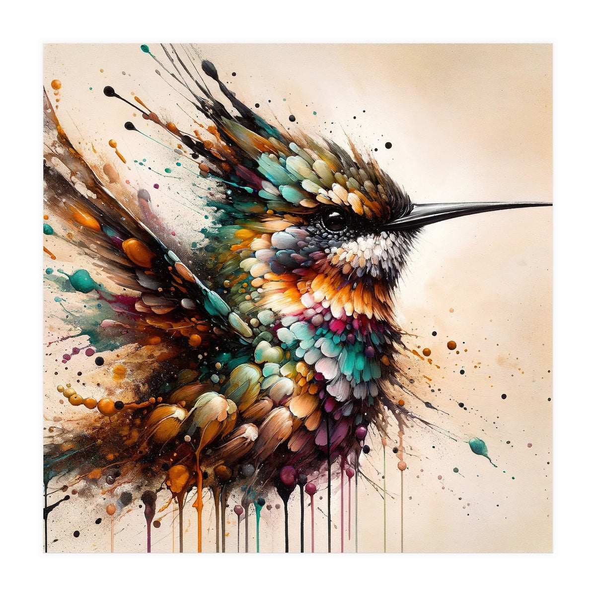Powerful Hummingbird (Print Only)