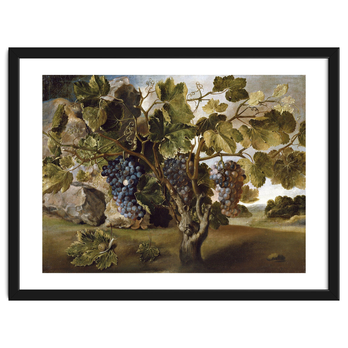 Tomás Hiepes / 'Landscape with a Grapevine', 17th century, Spanish School, Oil on canvas, 67 cm x...