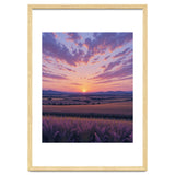 Serene Lavender Fields at Golden Hour Sunset thumbnail