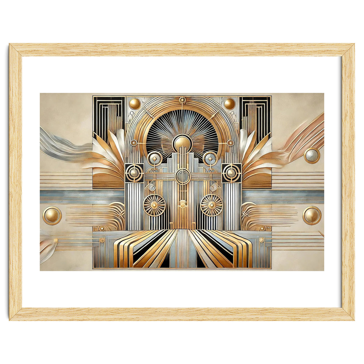 Art Deco Gold Architecture