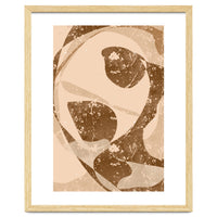 Abstract Brown Scratch