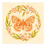 Retro Floral Butterfly (Print Only) thumbnail