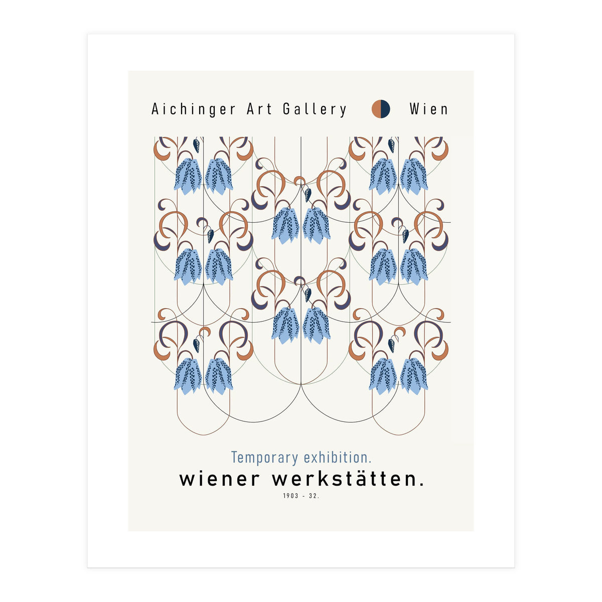 Wiener Werkstätten Exhibition Poster (Print Only)