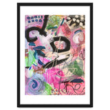 Crazy Town Multimedia Abstract Art Print Large Wall Art Poster Viddy Pop Mood Room thumbnail