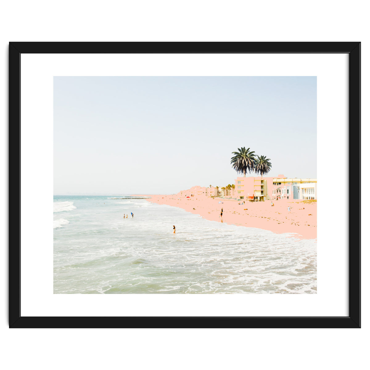 Pink Beach #society6 #decor #buyart