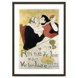 Henri de Toulouse-Lautrec: Poster for the novel Reine de joie, moeurs du demi-monde by Victor Joze. thumbnail