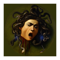 Caravaggio – Medusa | Baroque Mythological Painting Head of Medusa (Print Only)