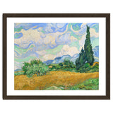 Wheat Field with Cypresses. thumbnail