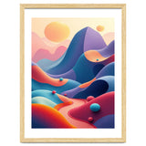 Colorful Surreal Dreamscape Digital Art thumbnail