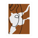 Abstract Brown and Black Lines (Print Only) thumbnail