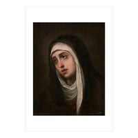 Bartolomé Esteban Murillo / 'Mater Dolorosa', 1660-1670, Spanish School. VIRGIN MARY. (Print Only)