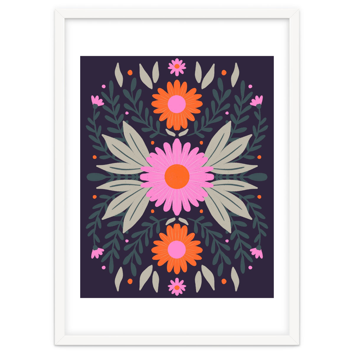 Pink And Orange Flowers