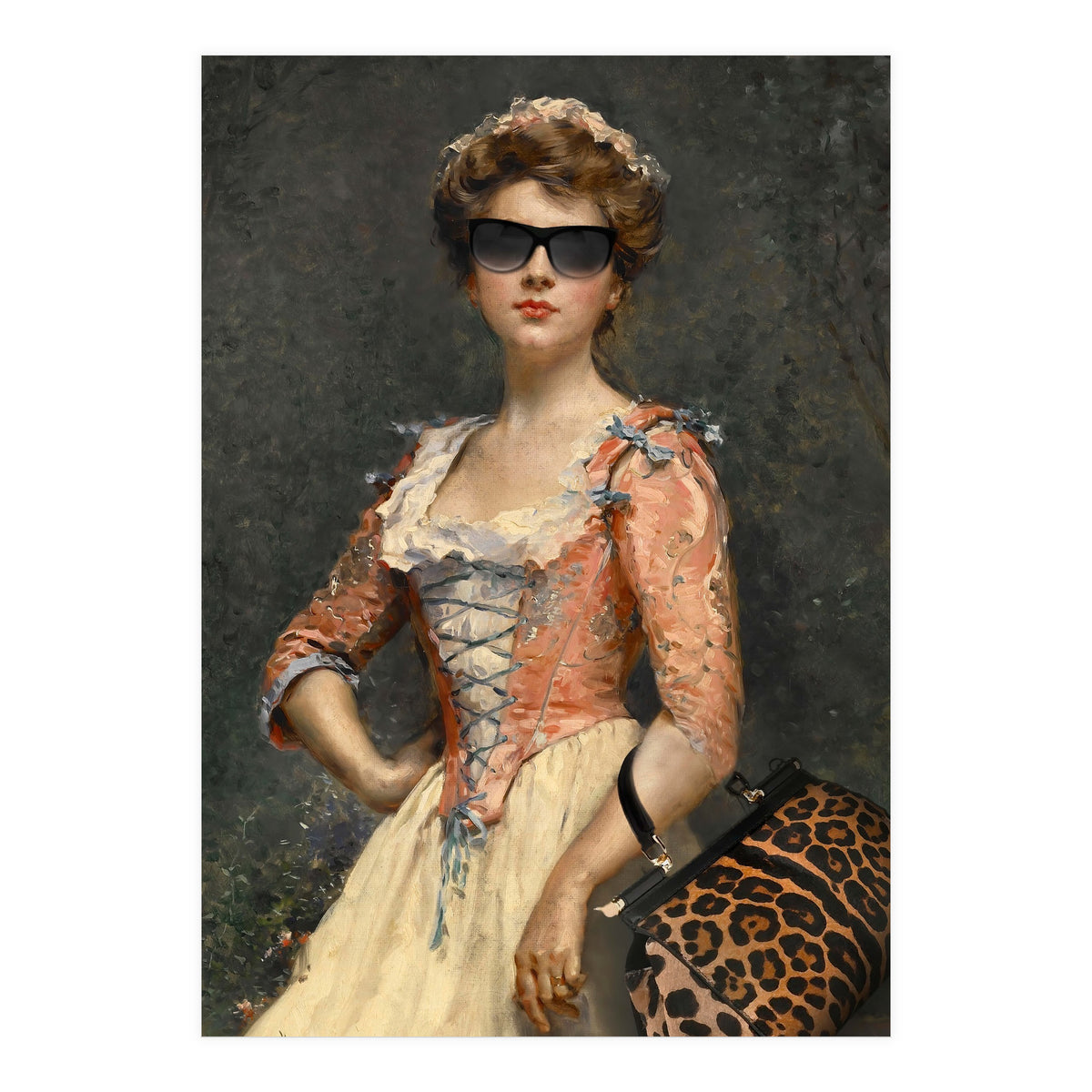 Vintage Chic Girl (Print Only)