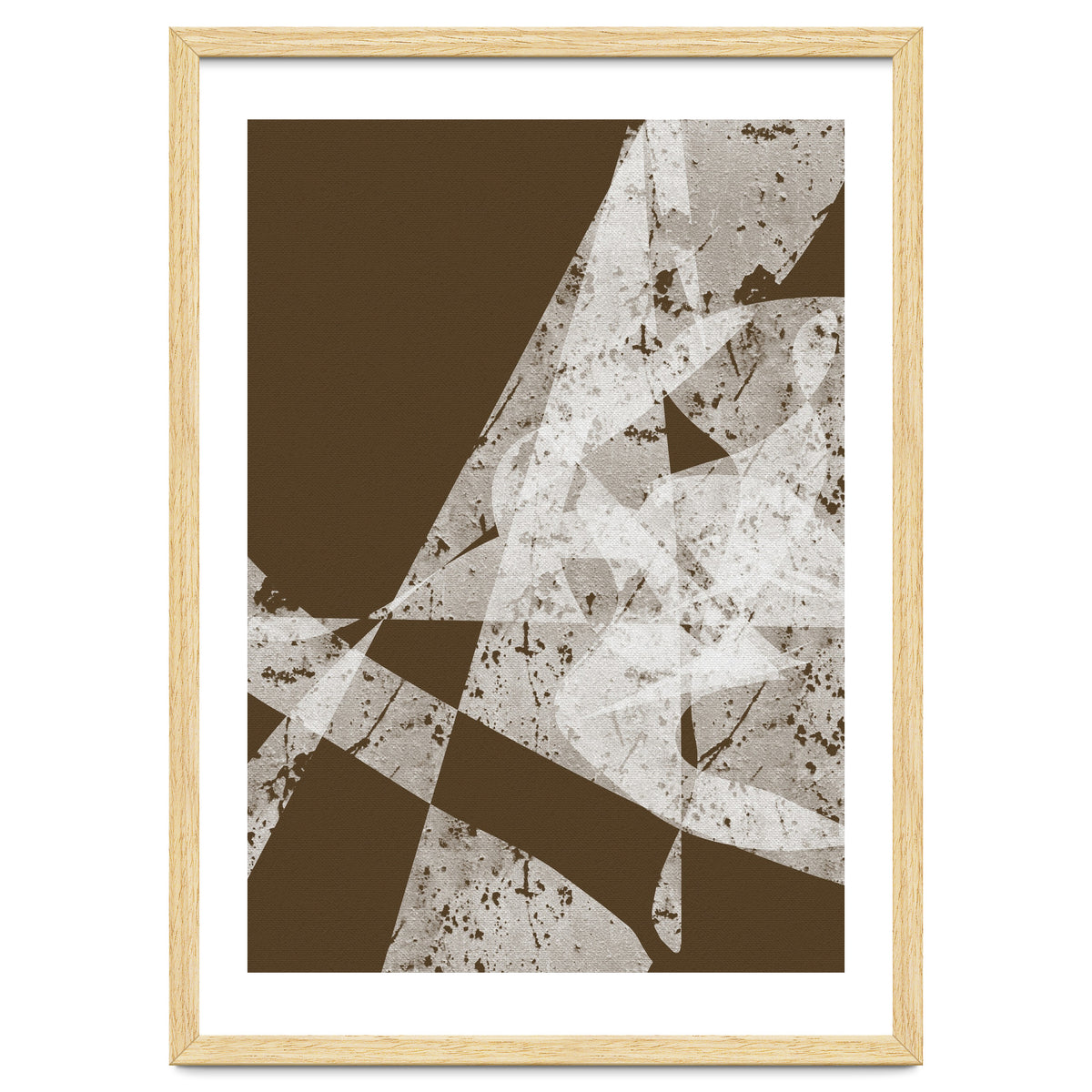 Abstract White Scratch