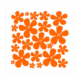 Orange Flowers Pattern (Print Only) thumbnail