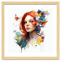 Red Hair Butterfly Reverie