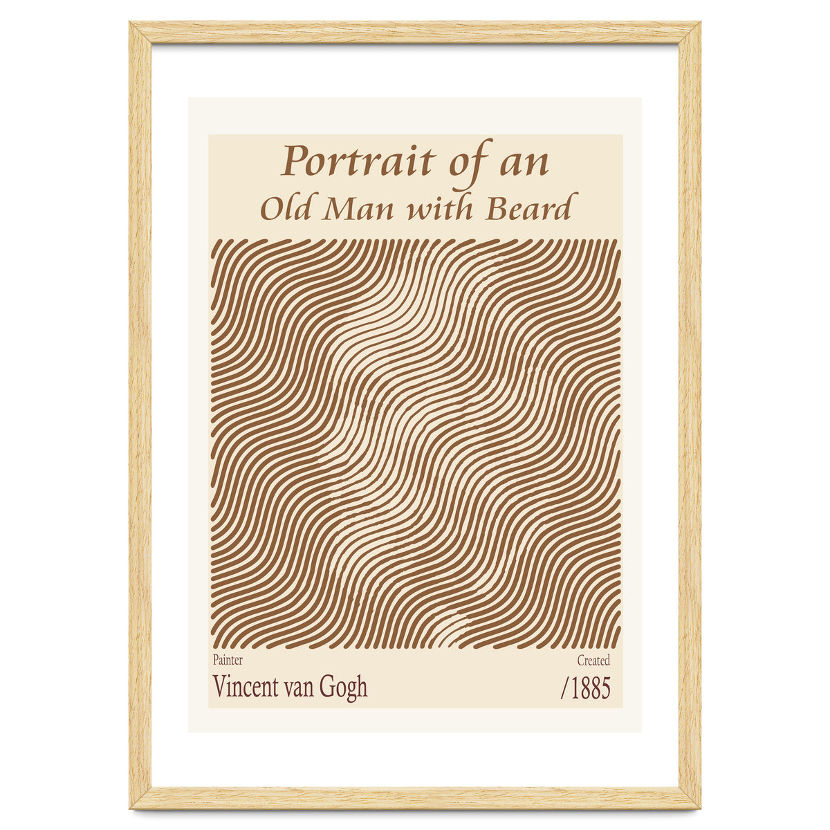 Portrait Of An Old Man With Beard – Vincent Van Gogh (1885)