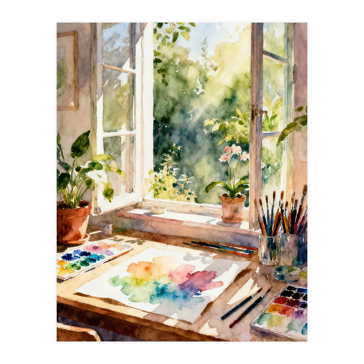 Matisse Inspired Place Paint (Print Only)