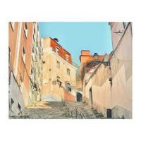 Lisbon Apartment Street (Print Only)