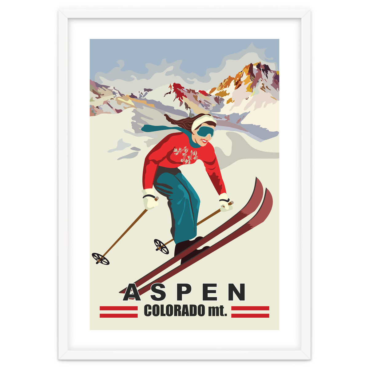 Aspen Ski Girl