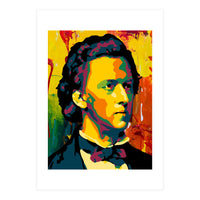 Frederic Chopin Abstract Art (Print Only)