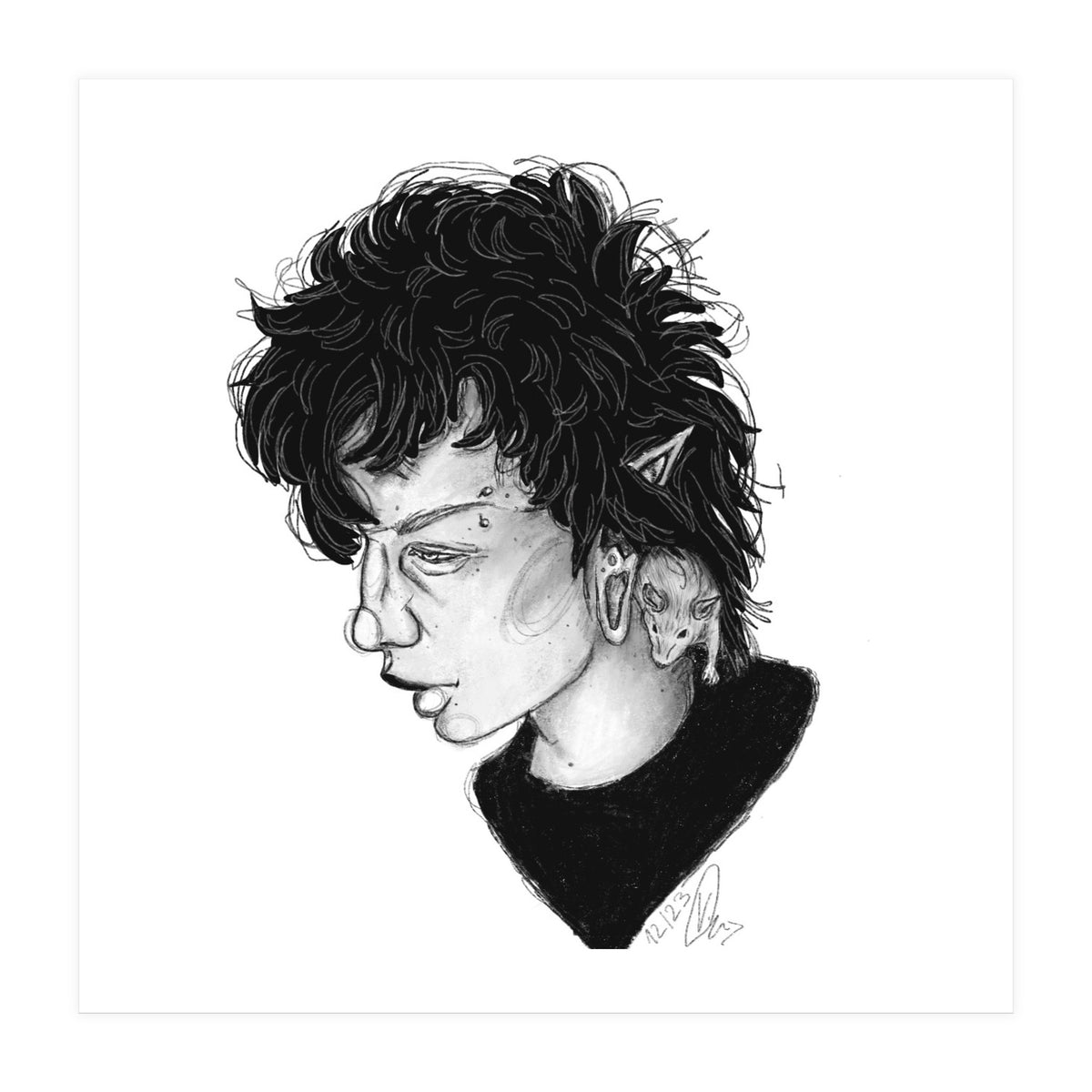 Ratte im Nacken (Print Only)