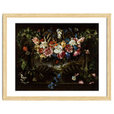 Juan de Arellano / 'Garland of Flowers with Landscape', 1652, Spanish School. thumbnail