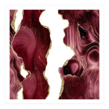 Burgundy & Gold Glitter Agate Texture 05  (Print Only) thumbnail