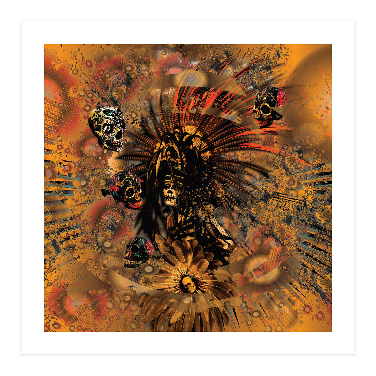 Day Of The Dead (Print Only)