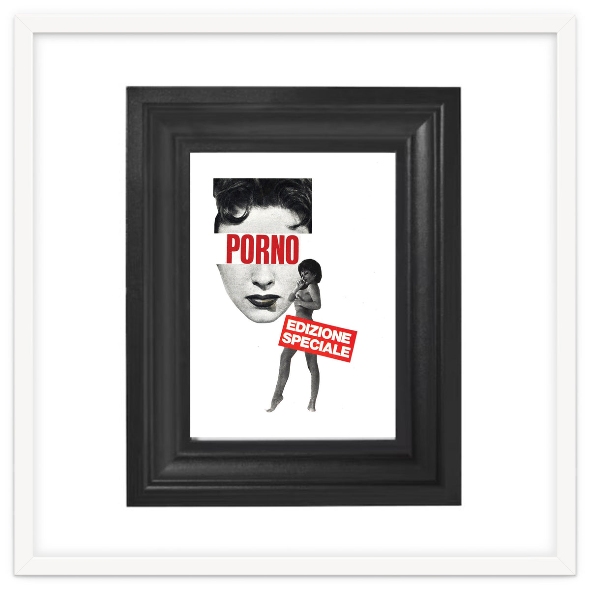 Porno Special Edition - Print of Paper Collage