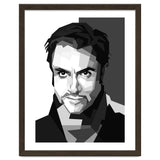 Simon Le Bon British Singer Black Illustration thumbnail