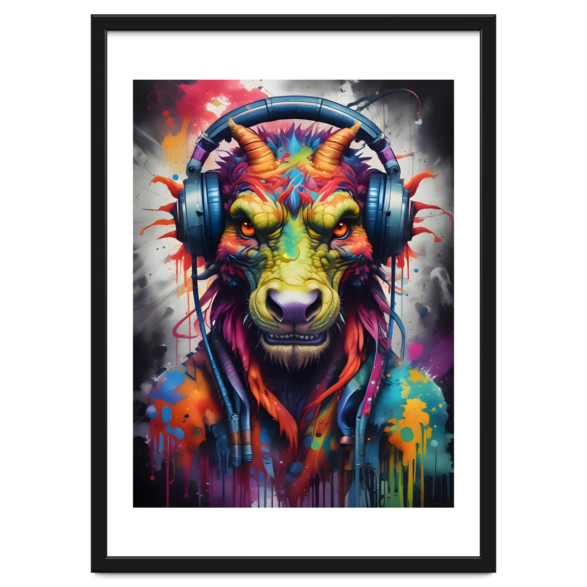 Dragon In Headphones Music