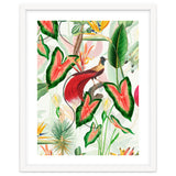 Vintage Bird Of Paradise in Jungle thumbnail