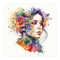 Ethereal Bloom Portrait (Print Only)