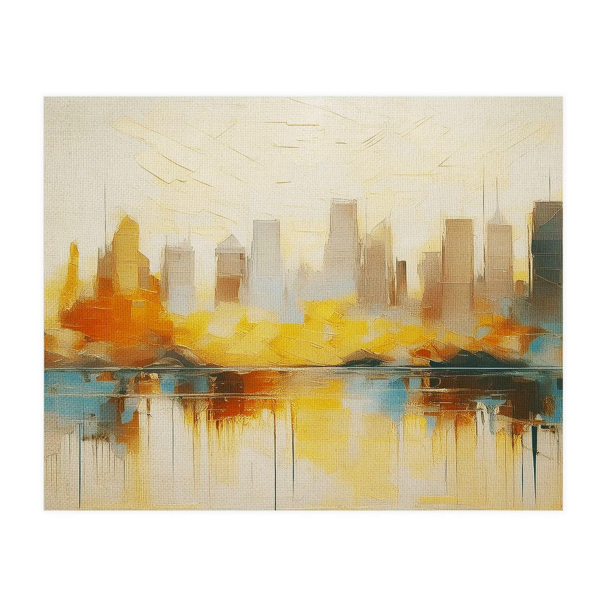 Buildings At Dusk 03 (Print Only)