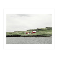 Red house on the shore - Iceland (Print Only)