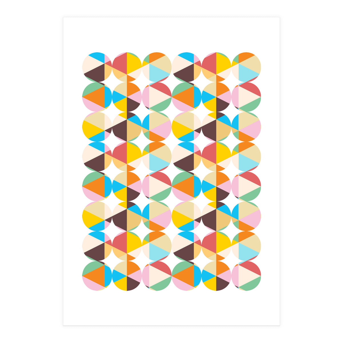 Retro Geometry #society6 #decor #buyart (Print Only)