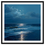 Moonlit Shoreline with Crashing Surf thumbnail