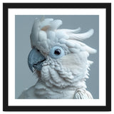 White Cockatoo Bird Portrait Close Up thumbnail