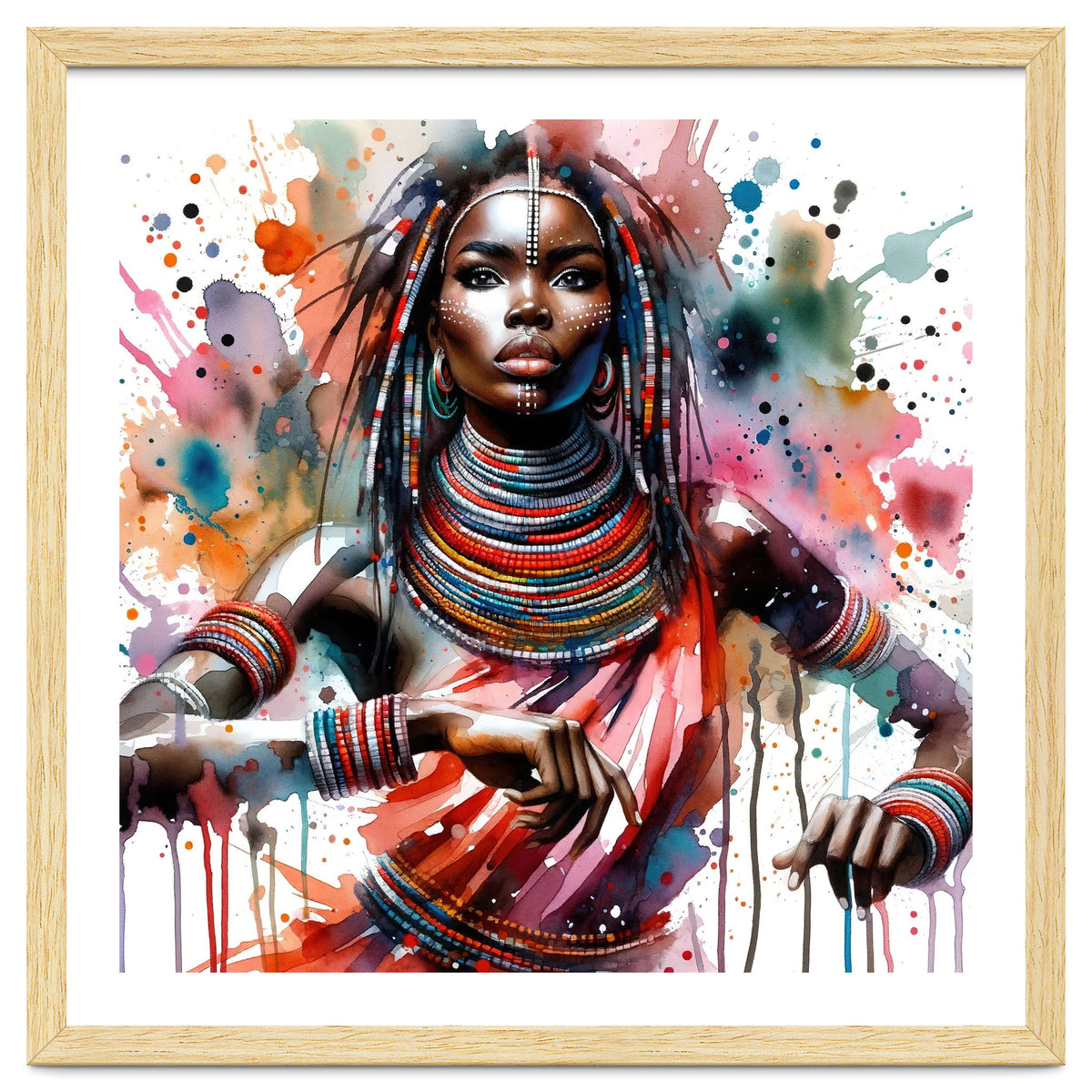 Beaded Majesty Dancer Portrait