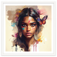 Watercolor Hindu Woman #1