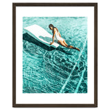 Pool Day | Summer Swimming Swim Fashion | Bath Vacation Relax Self Care Watercolor Painting thumbnail
