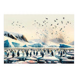 Antarctic Expanse Penguins Path (Print Only) thumbnail