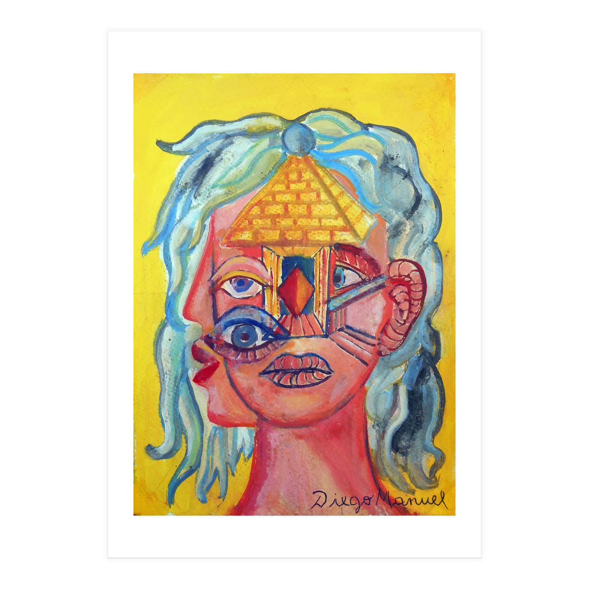 Cabeza De Mujer 12 (Print Only)