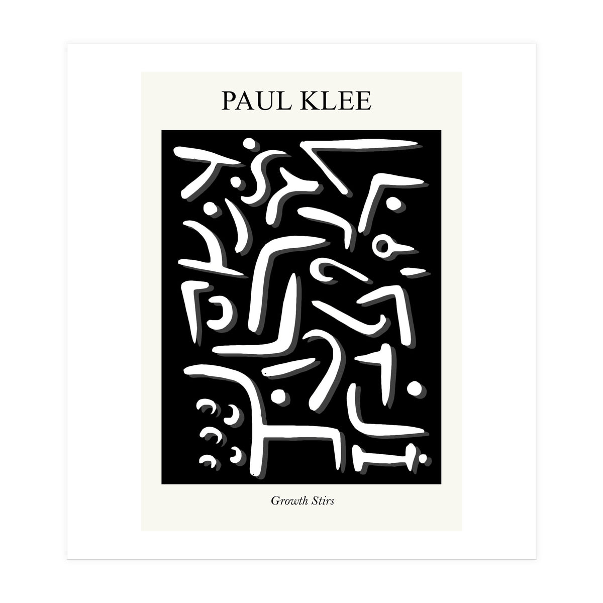 Growth Stirs — Inspired by Paul Klee (Print Only)