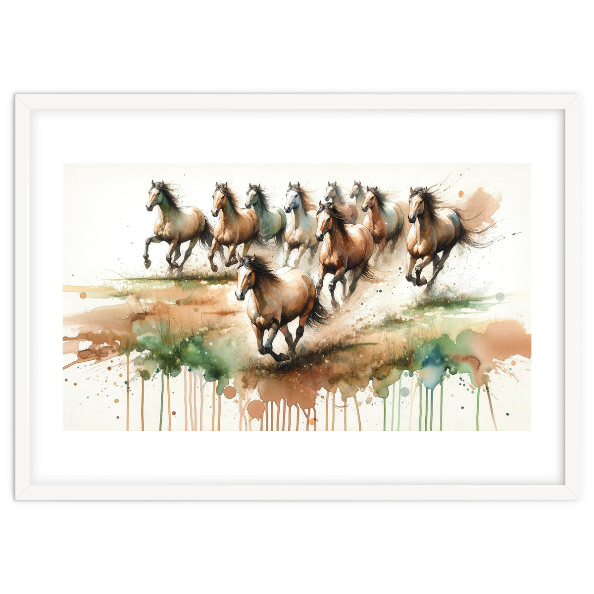 Galloping Horse Herd